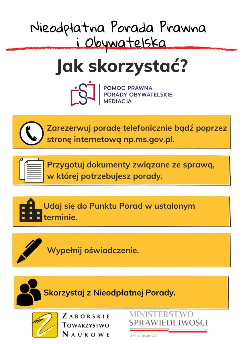 Nieodpłatna pomoc prawna mediacjia 