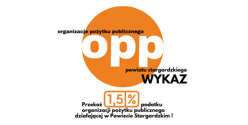 Zdjęcie: Przekaż 1,5 % podatku dla OPP działającej w Powiecie Stargardzkim