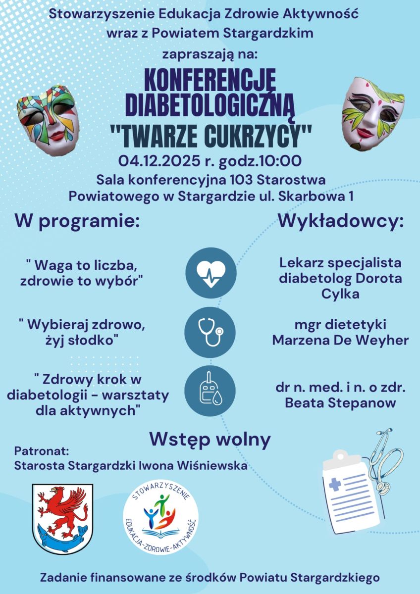 Plakat: Konferencja diabetologiczna 