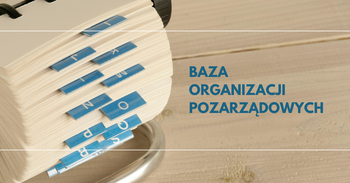 Zdjęcie: Baza Organizacji Pozarządowych