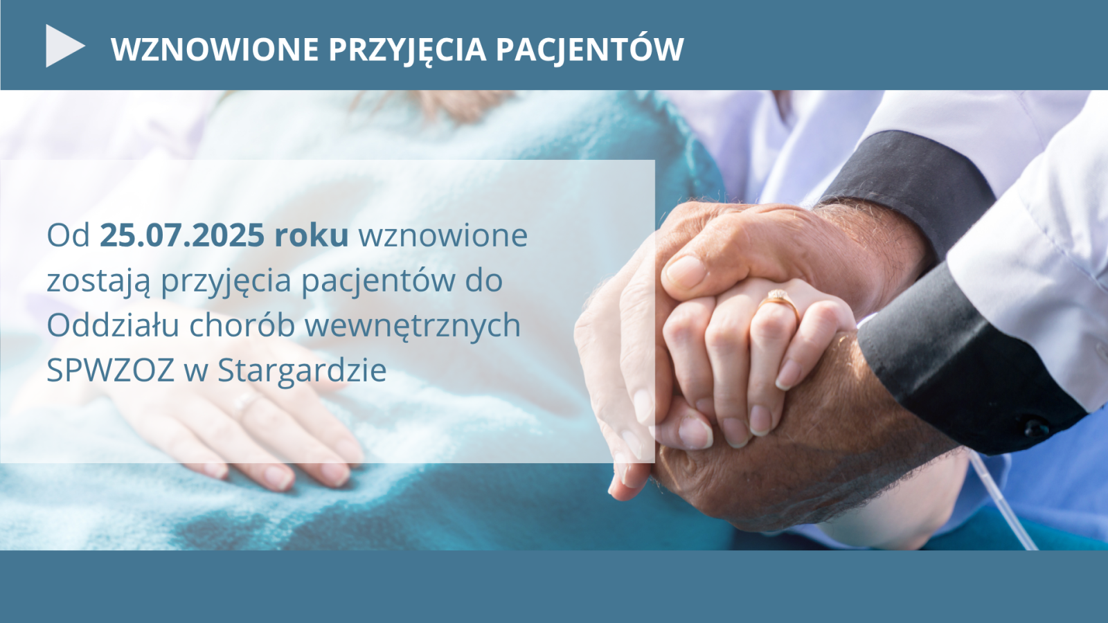 Zdjęcie: Wznowione przyjęcia pacjentów