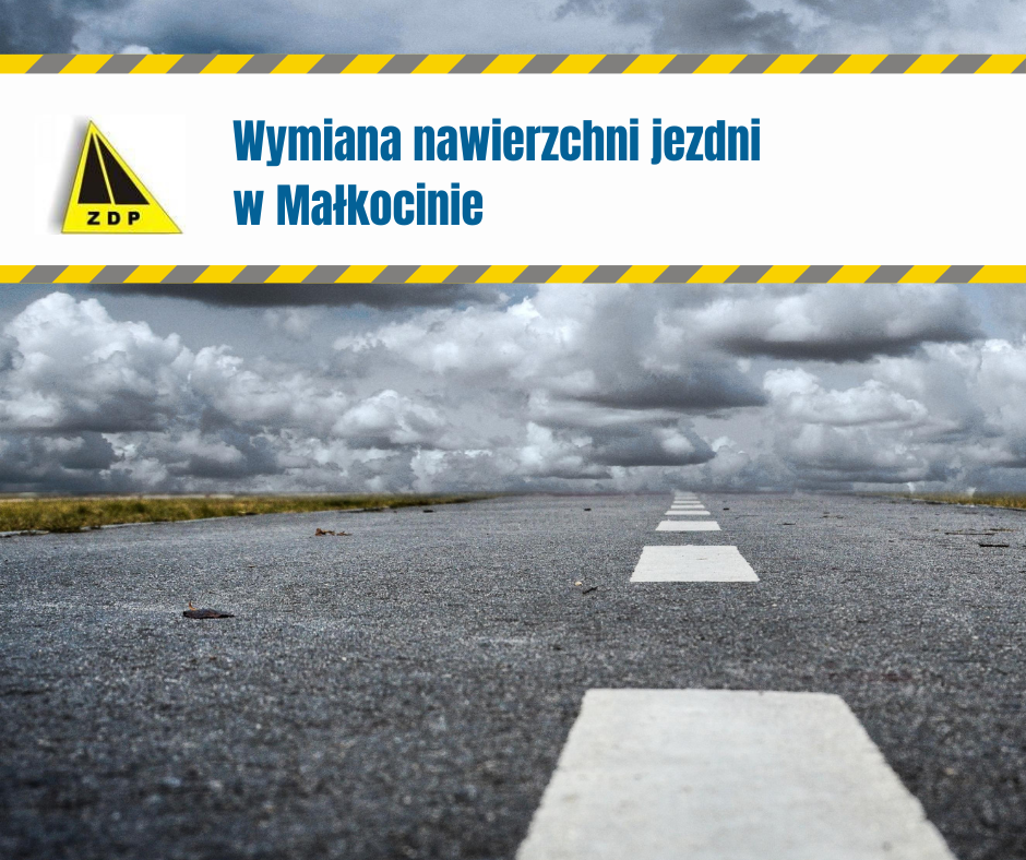 Zdjęcie: Małkocin – wymiana nawierzchni jezdni