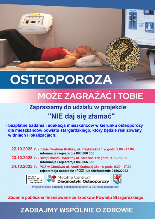 Zdjęcie: Powiat Stargardzki kolejny raz stawia na zdrowie mieszkańców!