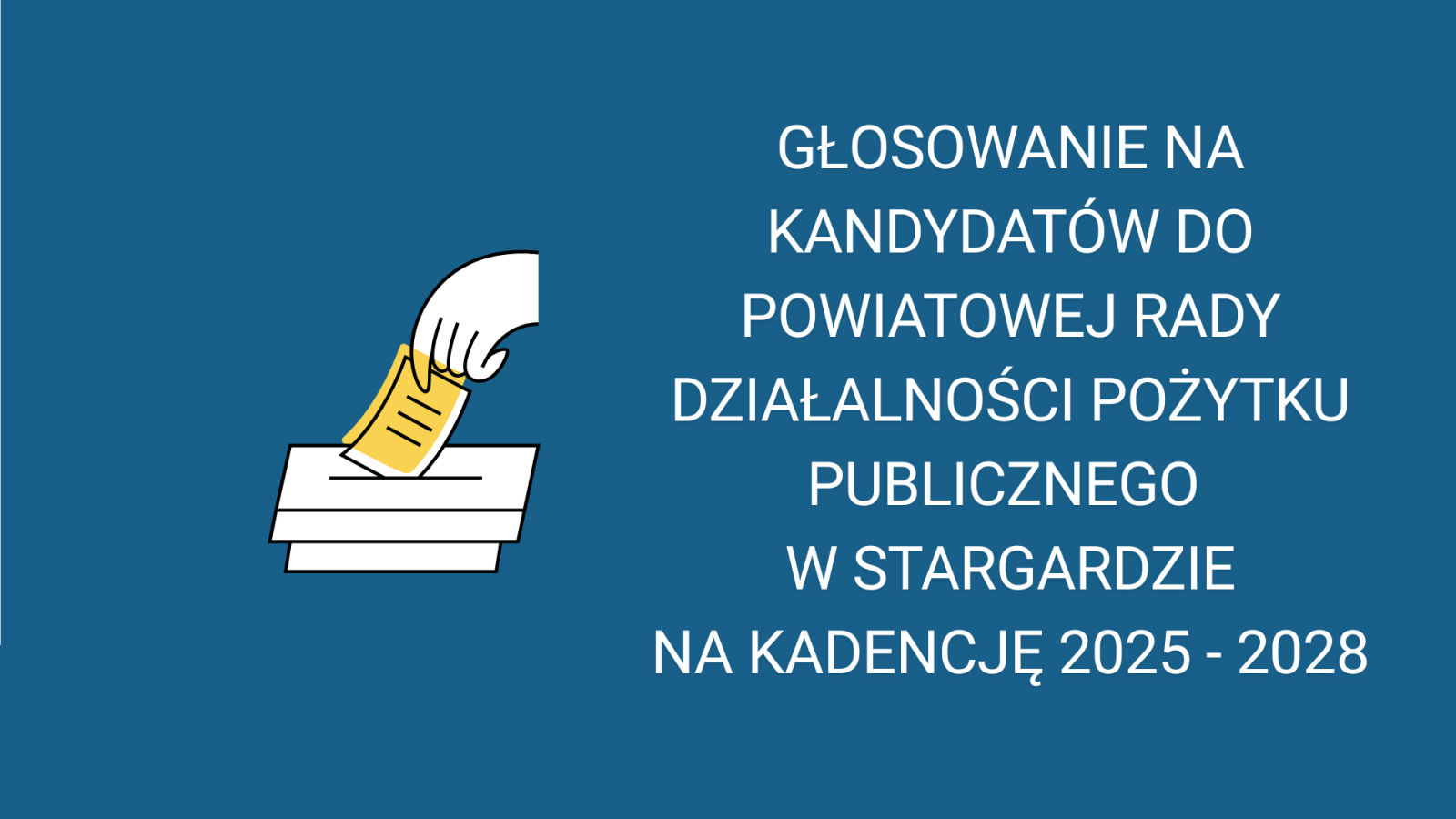 Zdjęcie: Zaproszenie do głosowania