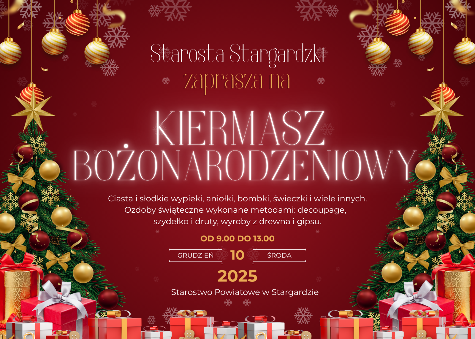 Zdjęcie: Kiermasz Bożonarodzeniowy