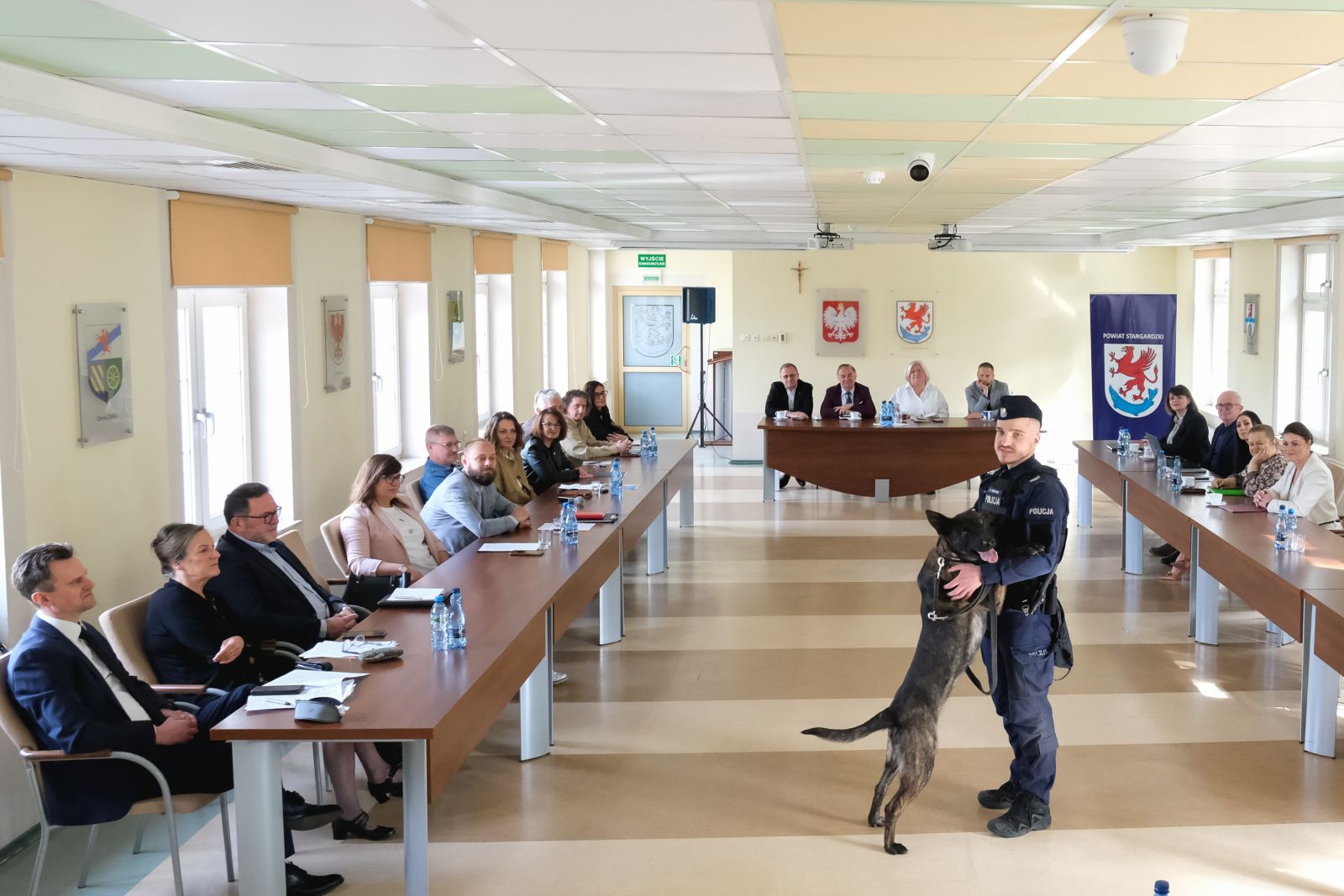 Zdjęcie: Odprawa Jednostek Organizacyjnych Powiatu oraz służb