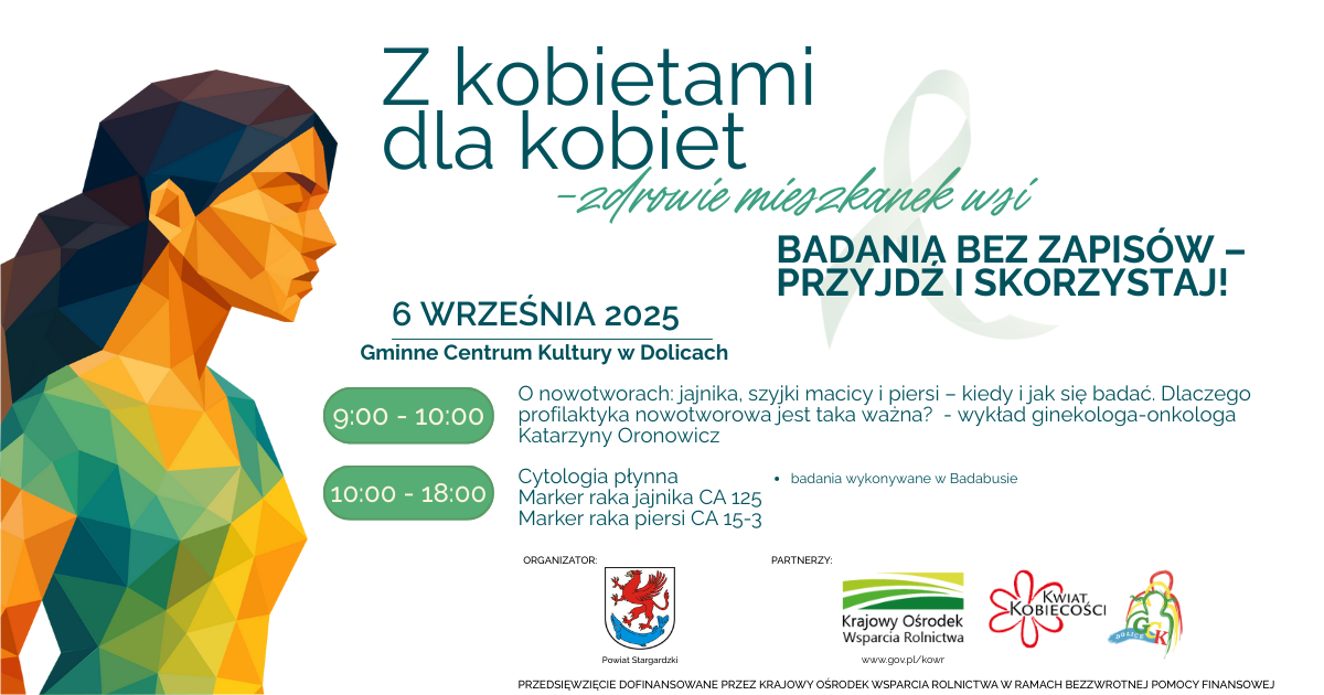 Zdjęcie: Wspieramy zdrowie mieszkanek wsi – zapraszamy na wyjątkową akcję w Dolicach