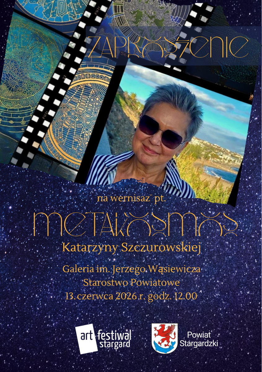 Plakat: Wernisaż Katarzyny Szczurowskiej