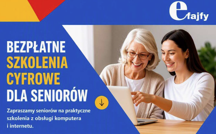 Zdjęcie: Bezpłatne szkolenia dla seniorów 60+  z kompetencji cyfrowych