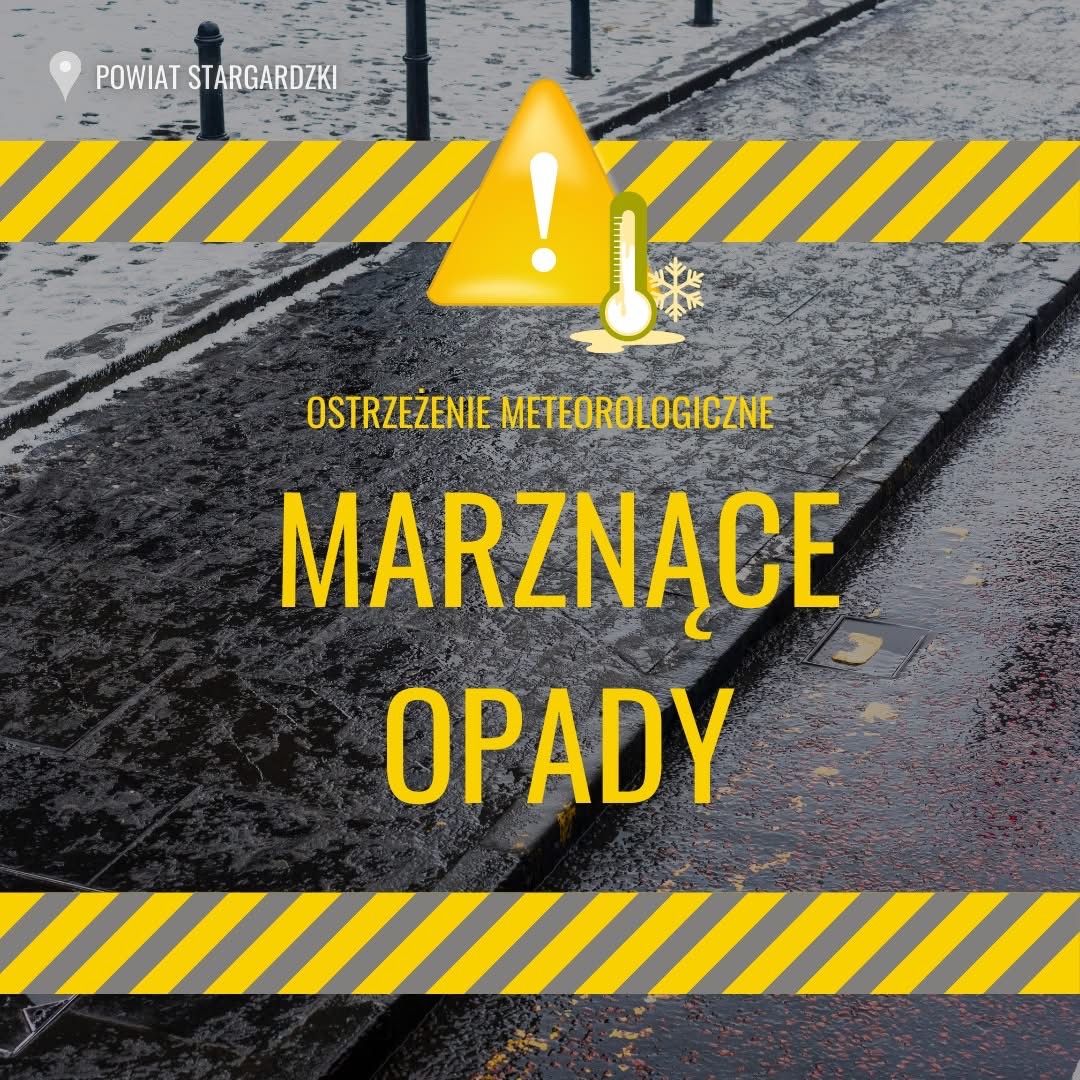 Zdjęcie: KOMUNIKAT- marznące opady