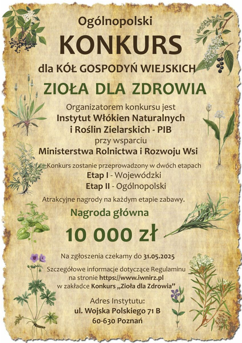 Zdjęcie: Konkurs dla Kół Gospodyń Wiejskich oraz innych Pozarządowych Organizacji Lokalnych.